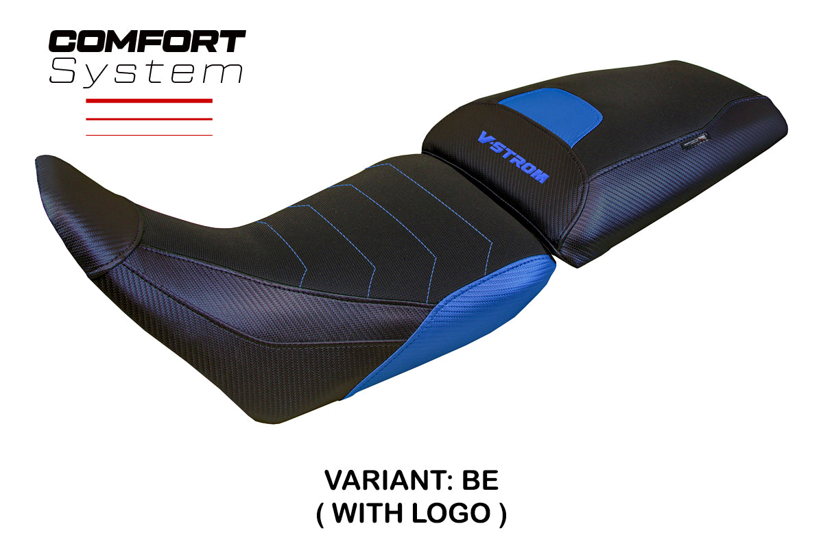 Suzuki V-Strom 1050 2020-2025 Seat Cover Tappezzeria Italia TPZ Comfort in Blue