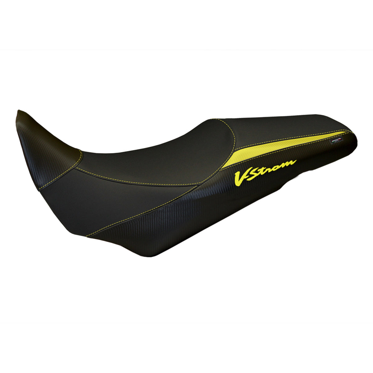 Suzuki VStrom 1000 2014-2019 Seat Cover Tappezzeria Italia TPZ in Yellow and Black