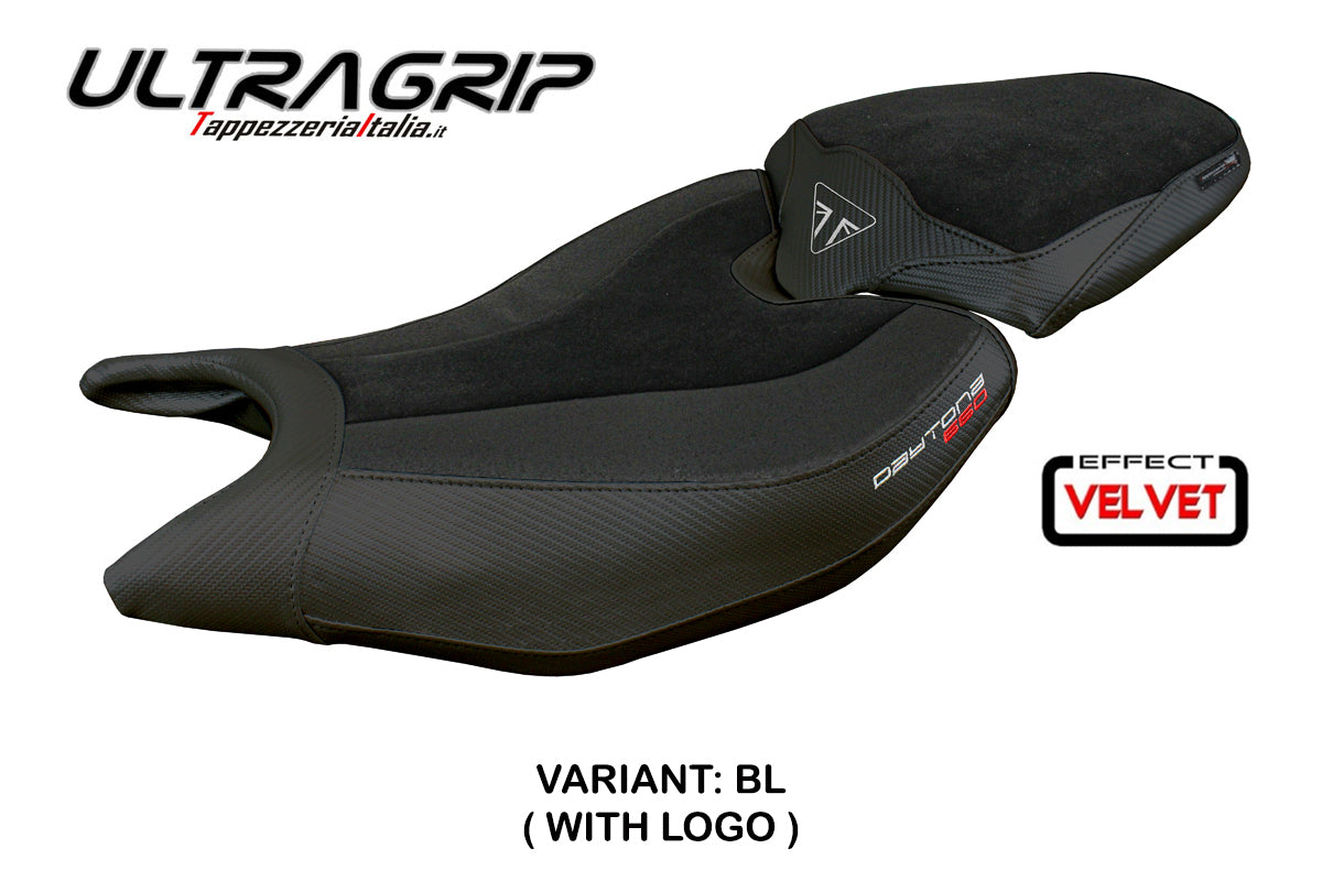 Triumph Daytona 660 2024 Seat Cover Tappezzeria Ultragrip Black