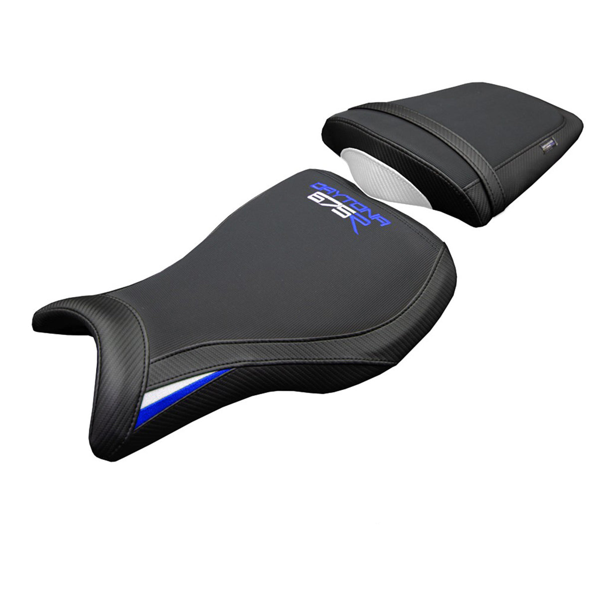 Triumph Daytona 675R 2006-2010 2011 2012 Seat Cover Tappezzeria Italia TPZ White Blue Black
