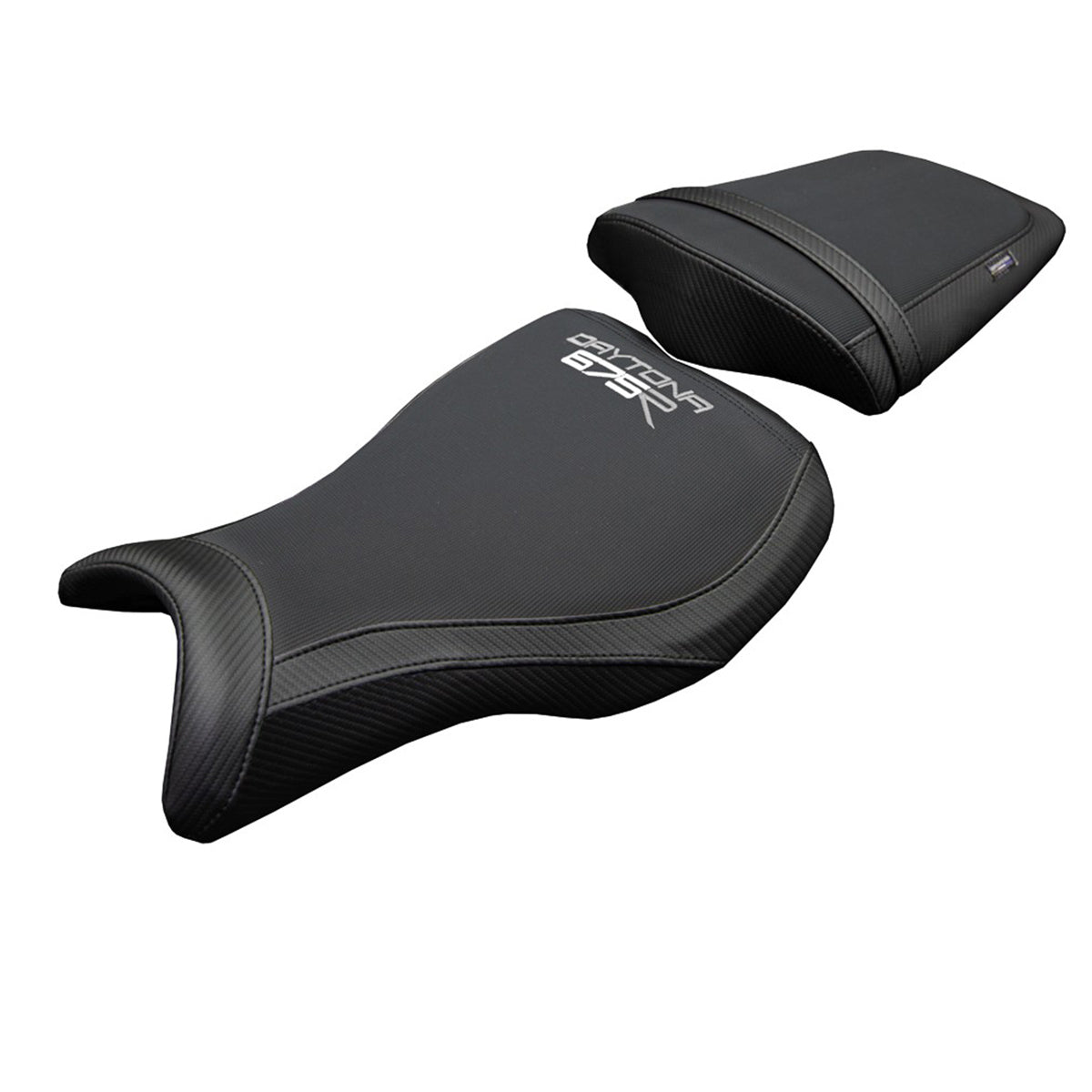 Funda de asiento Tappezzeria Italia TPZ Comfort Black para Triumph Daytona 675R 2006-2010 2011 2012