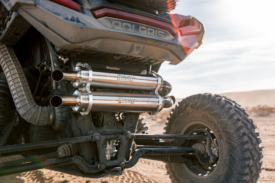 TRINITY RACING Stainless Steel Slip-On Muffler RZR PRO XP / TURBO R 2020-2023 TR-4173S-SS