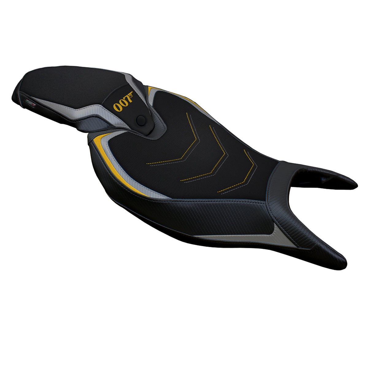 Triumph Speed Triple 1200 RR 2022-2025 Seat Cover Tappezzeria Italia TPZ Comfort in Grey and Gold