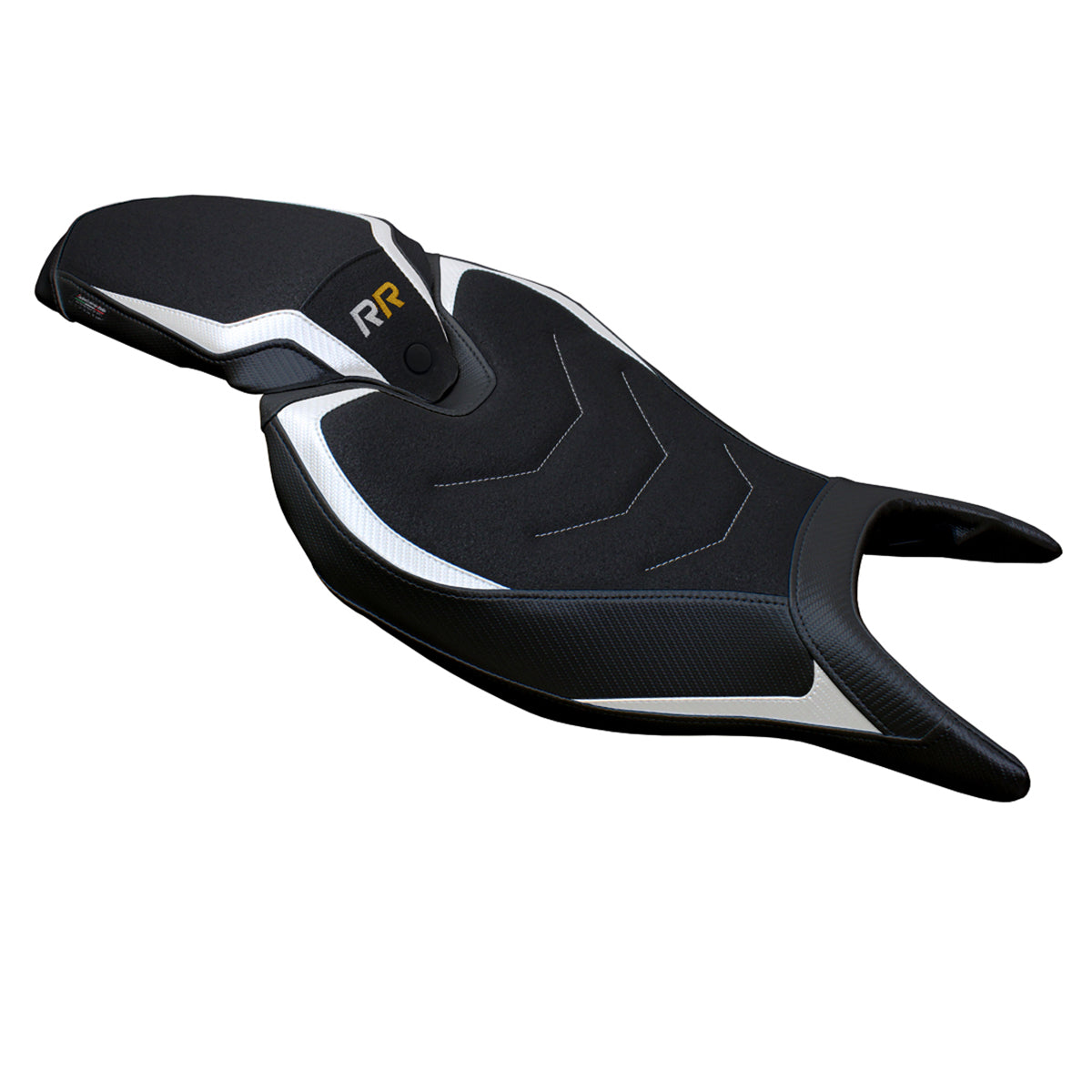 Triumph Speed Triple 1200 RR 2022-2025 Seat Cover Tappezzeria Italia TPZ Ultragrip in White