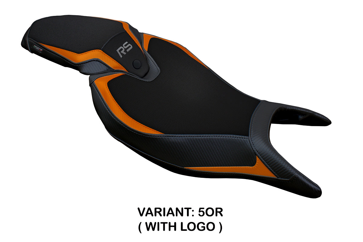 Triumph Speed Triple 1200 RS 2022-2025 Seat Cover Tappezzeria Italia TPZ in Orange and Black
