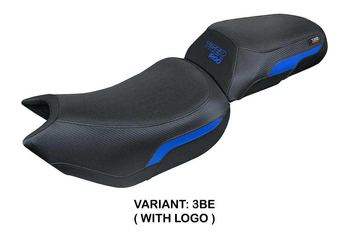 Triumph Tiger 1200 2022-2026 Seat Cover TPZ Italia Blue Black