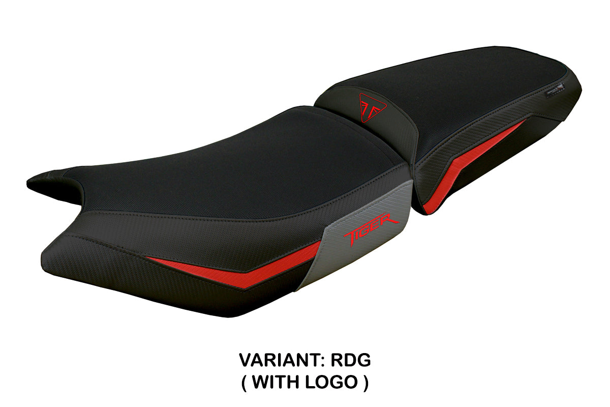 Triumph Tiger 900 2024 Seat Cover Tappezzeria Red Grey Black
