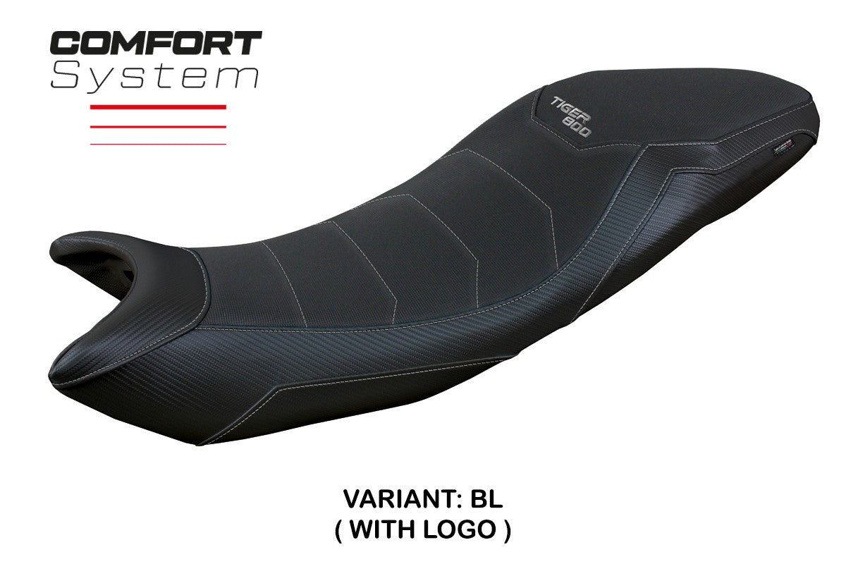 Triumph Tiger Sport 800 2025 Seat Cover Tappezzeria Italia TPZ Comfort Black
