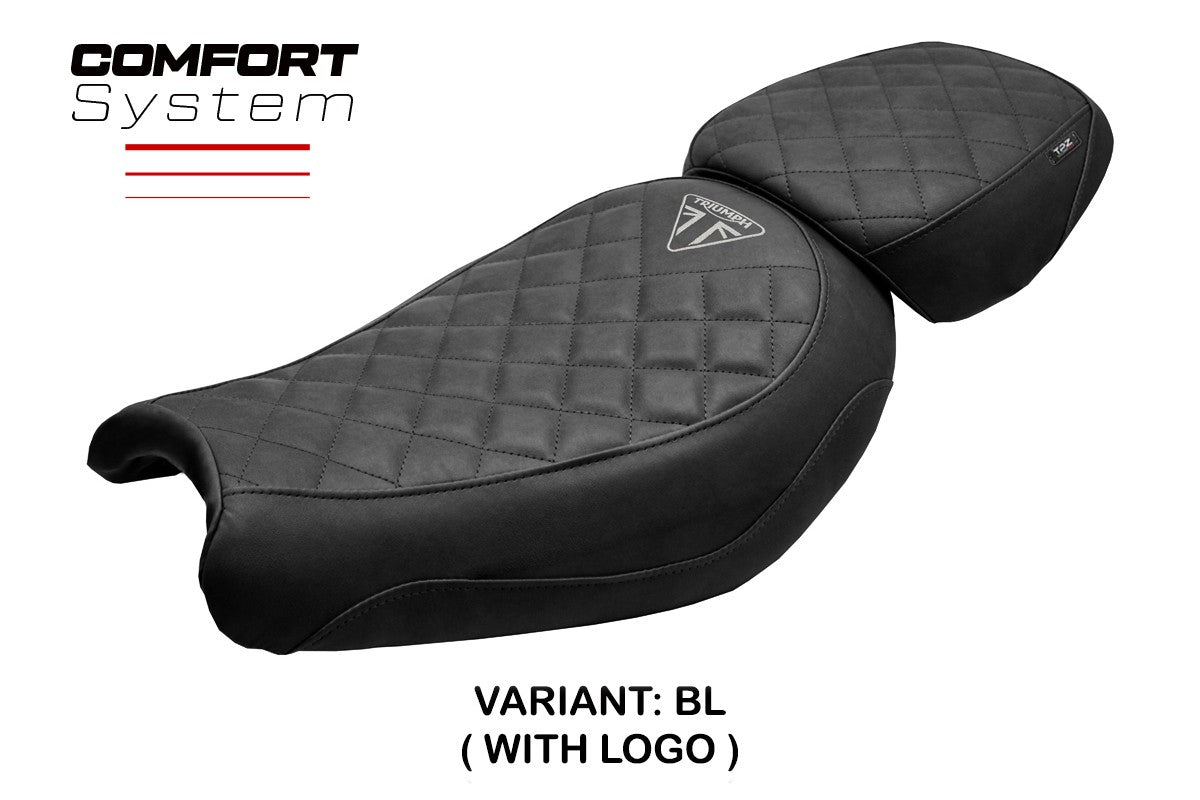 Triumph Scrambler 400X / 400XC 2024-2026 Seat Cover TPZ Italia Comfort Black
