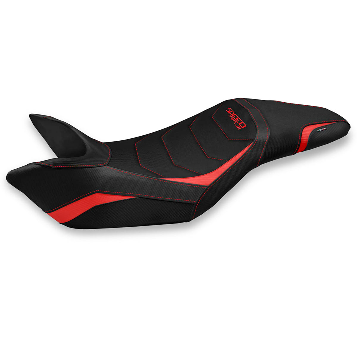 Funda de asiento para Triumph Speed Triple 2011-2015 Tappezzeria Italia TPZ Comfort en rojo