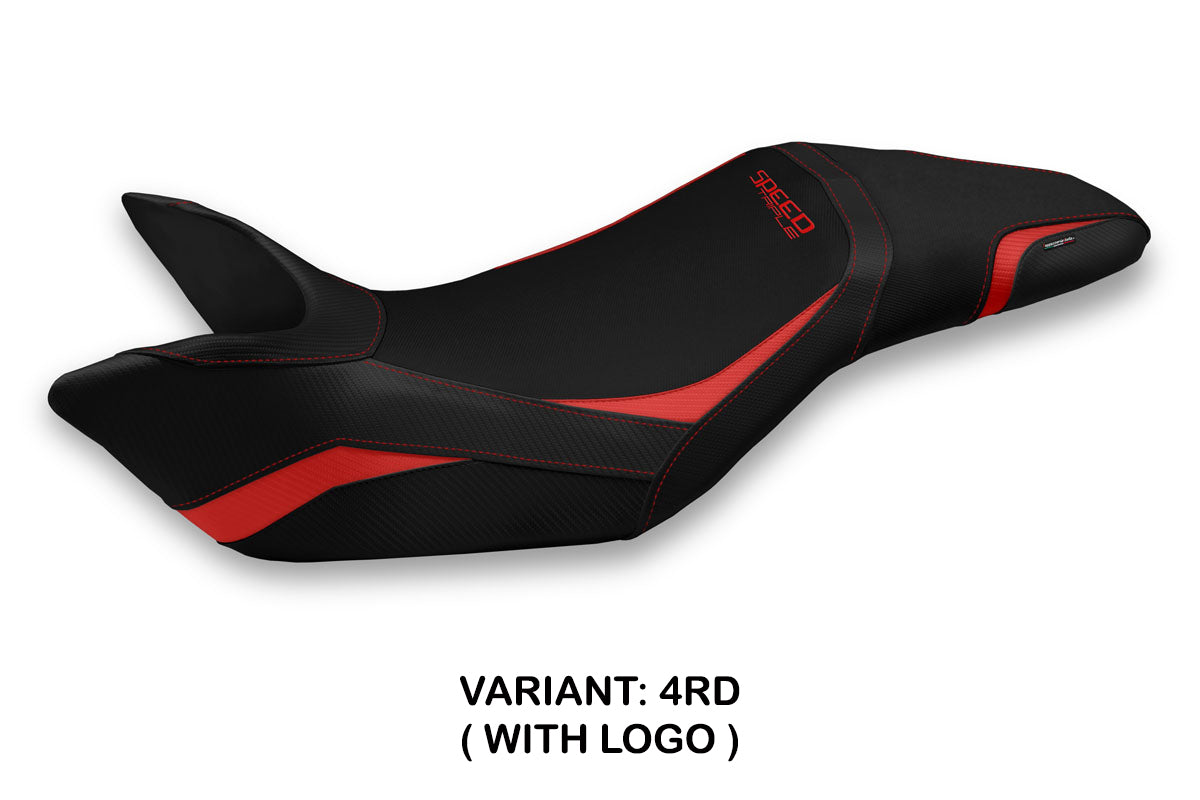 Funda de asiento para Triumph Speed Triple 2011-2015 Tappezzeria Italia TPZ en rojo