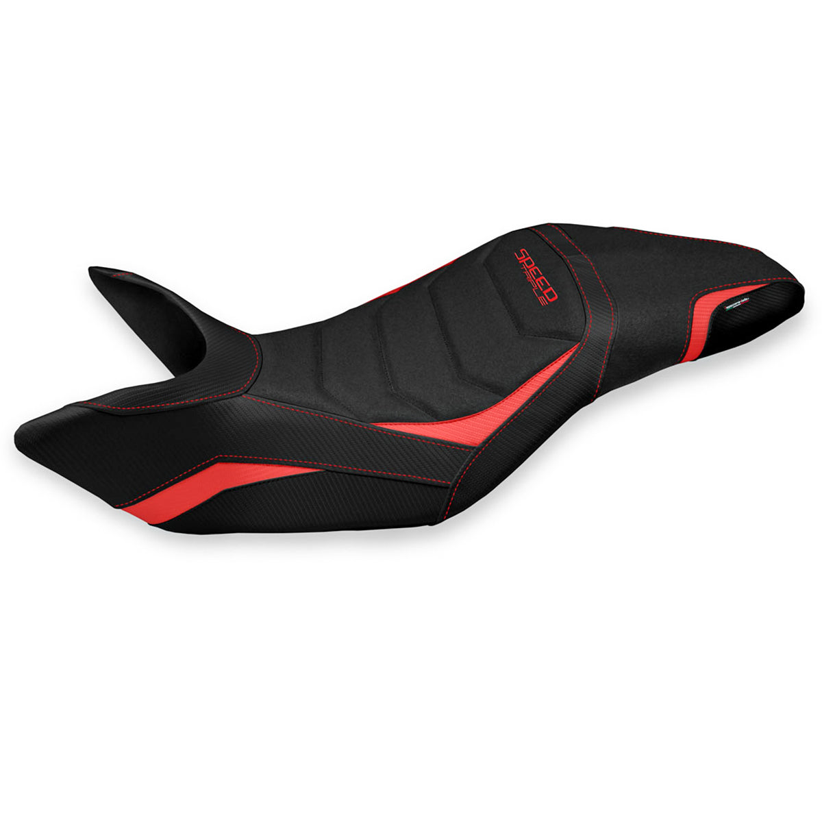 Triumph Speed Triple 2011-2015 Seat Cover Tappezzeria Italia TPZ Ultragrip in Red