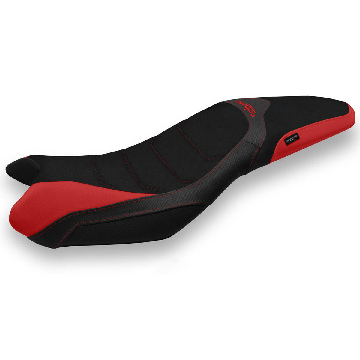 Triumph Street Triple 675 2013-2016 Seat Cover Tappezzeria Italia TPZ Ultragrip in Red