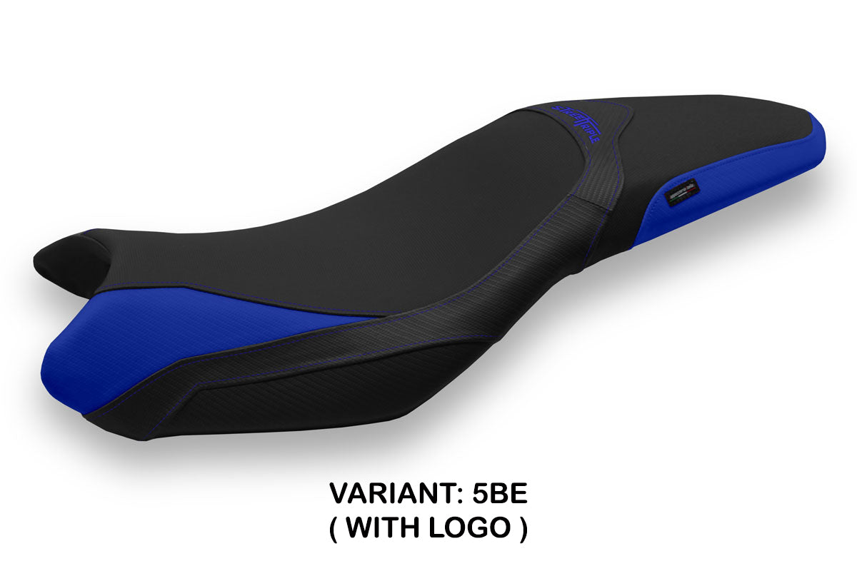 Triumph Street Triple 675 2013-2016 Seat Cover Tappezzeria Italia TPZ in Blue and Black