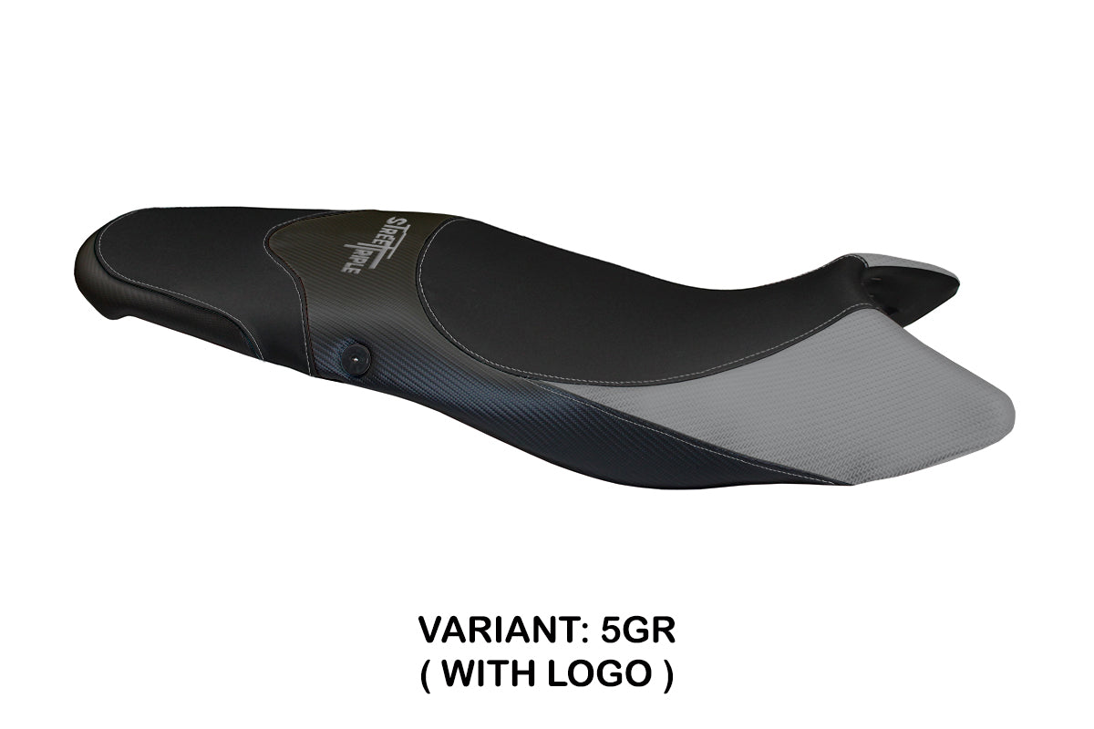 Triumph Street Triple 675 2007-2012 Seat Cover Tappezzeria Italia TPZ in Grey