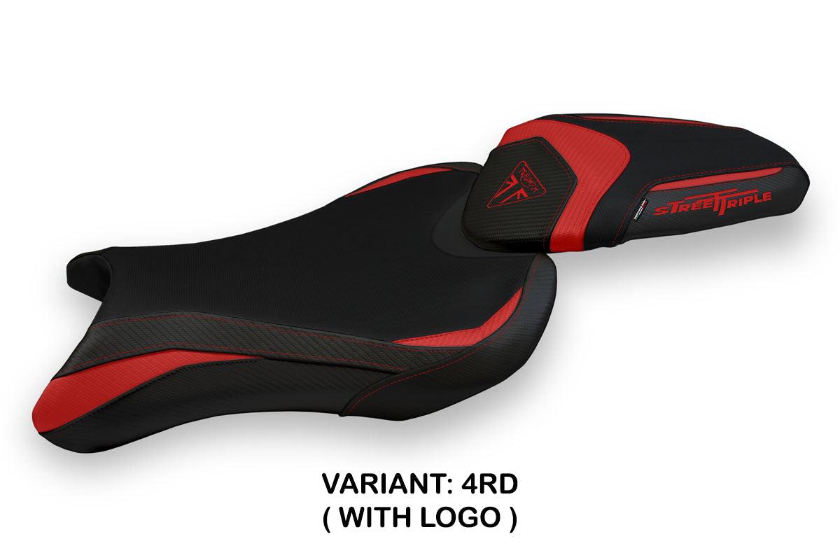 Triumph Street Triple 765 2017-2022 Seat Cover Tappezzeria Italia TPZ in Red