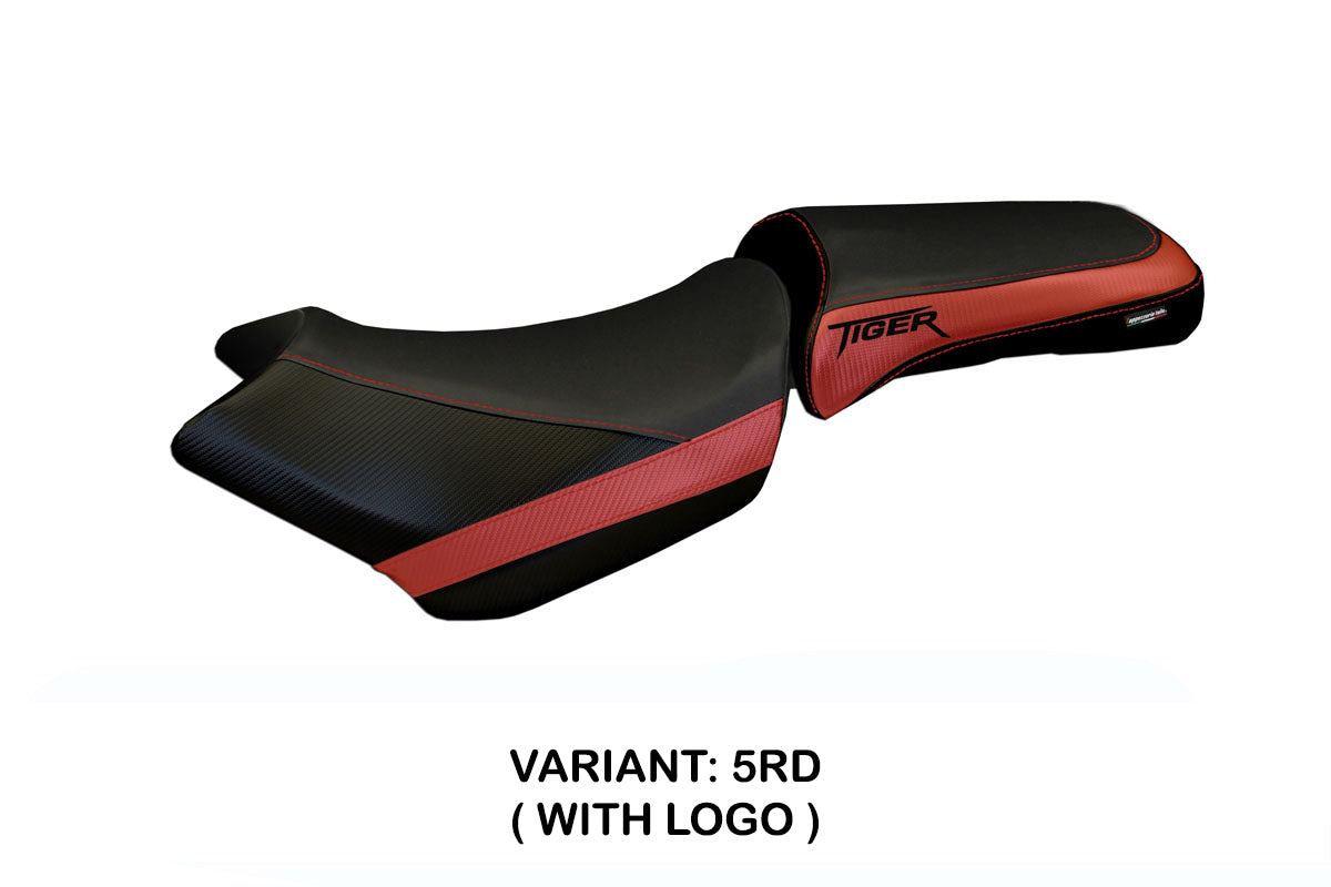 Triumph Tiger 1200 2011-2021 Seat Cover Tappezzeria Italia TPZ in Red Black