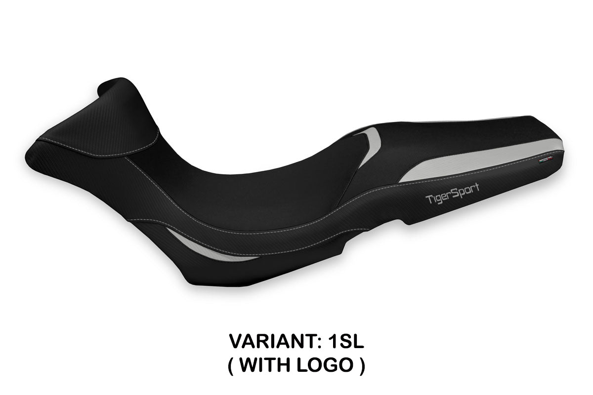 Triumph Tiger 1050 Sport 2013-2020 Seat Cover Tappezzeria Italia TPZ in Silver