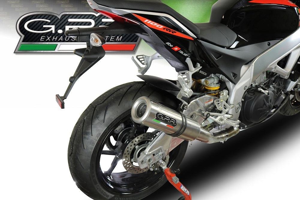 Aprilia Tuono V4 1100-Rr 2015-2016 Exhaust GPR Slip-on M3 Inox
