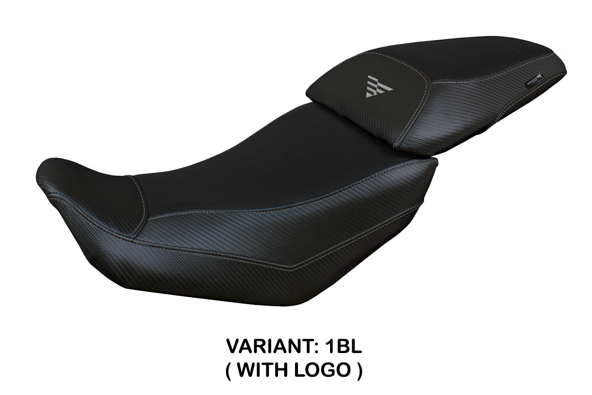 Funda de asiento Voge Valico 500 DS DSX 2020-2024 Tappezzeria Italia TPZ en negro