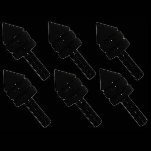 Sixty61 Yamaha YZF WINDSCREEN/ FAIRING BOLTS Black Anodized