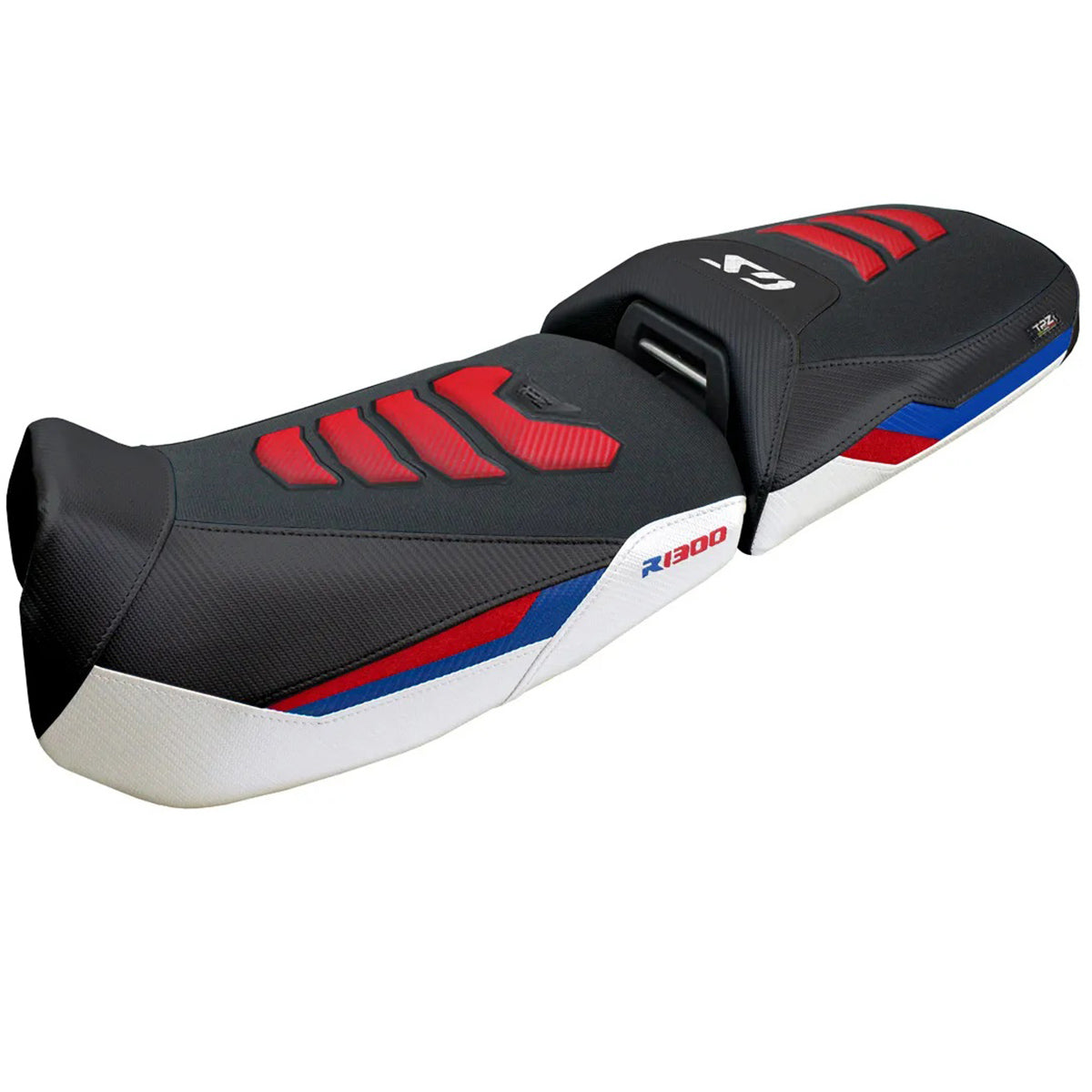 BMW R1300GS ADV 2024-2026 Seat Cover TPZ Italia Comfort Plus White Red Blue
