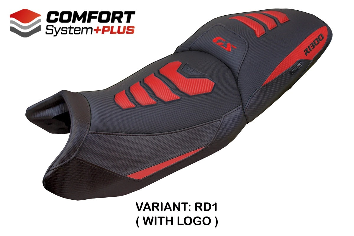 BMW R1300GS Touring 2023-2026 Seat Cover TPZ Italia Comfort Plus Red Black