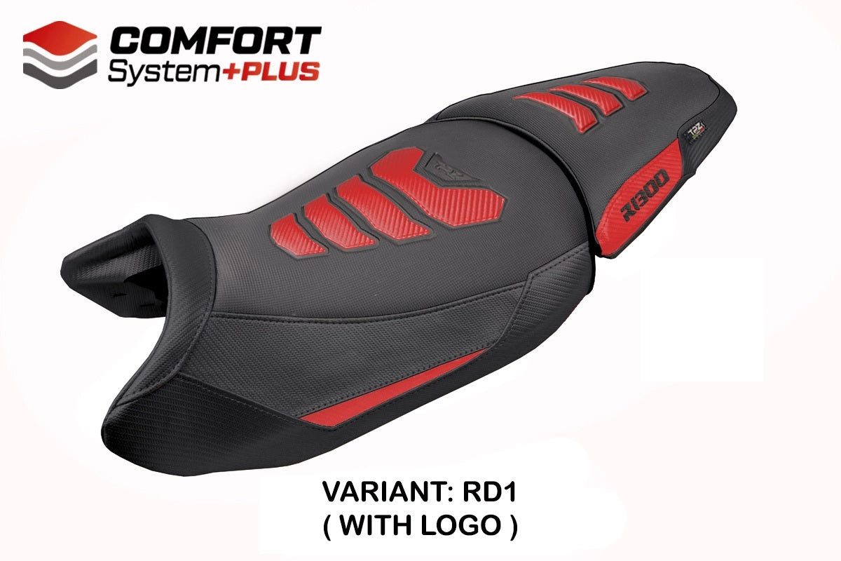 BMW R1300GS 2023-2026 Seat Cover TPZ Italia Comfort Plus Red Black SE