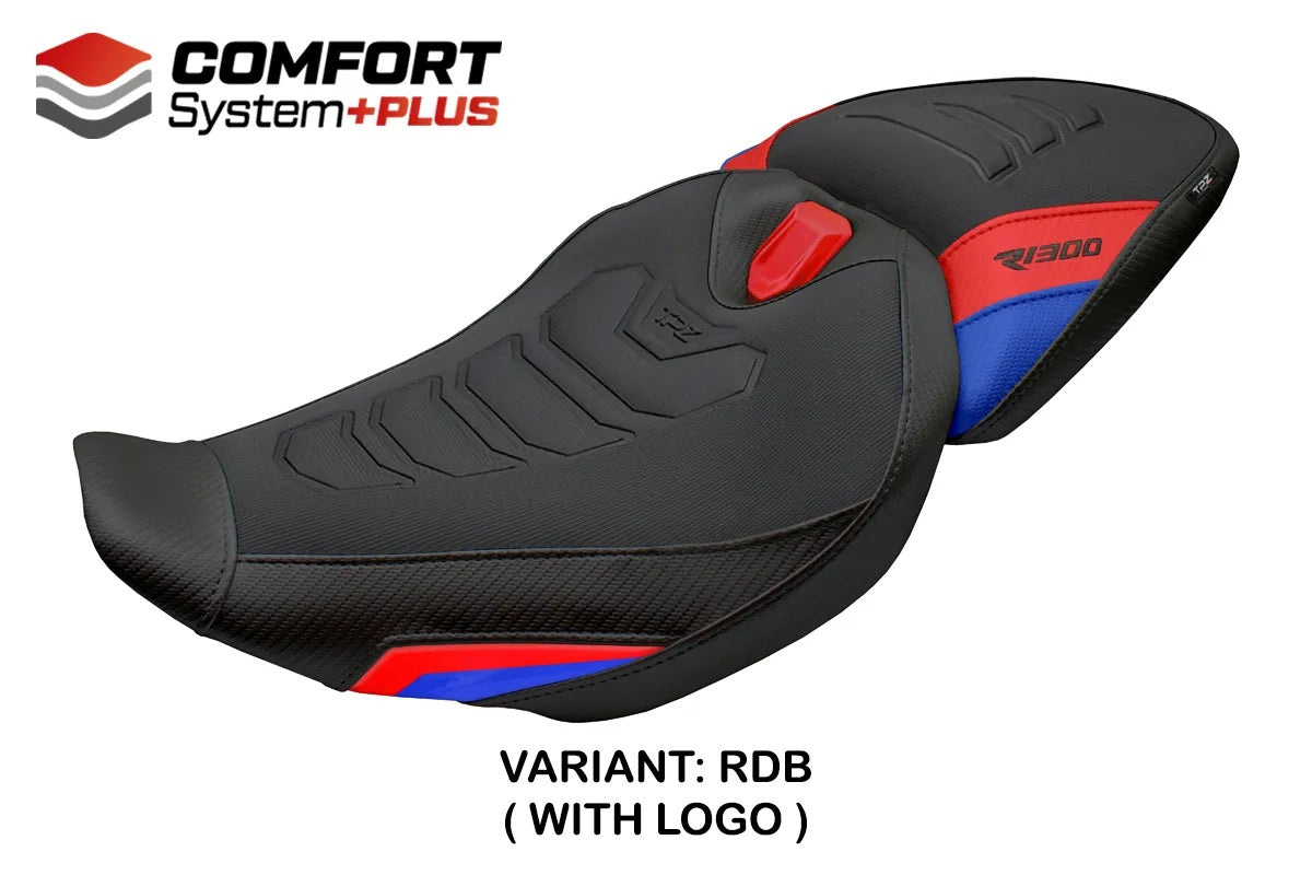 BMW R1300R 2025-2026 Seat Cover TPZ Italia Comfort Plus Red Blue