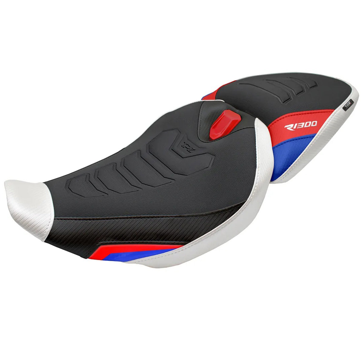 BMW R1300R 2025-2026 Seat Cover TPZ Italia Comfort Plus White Red Blue