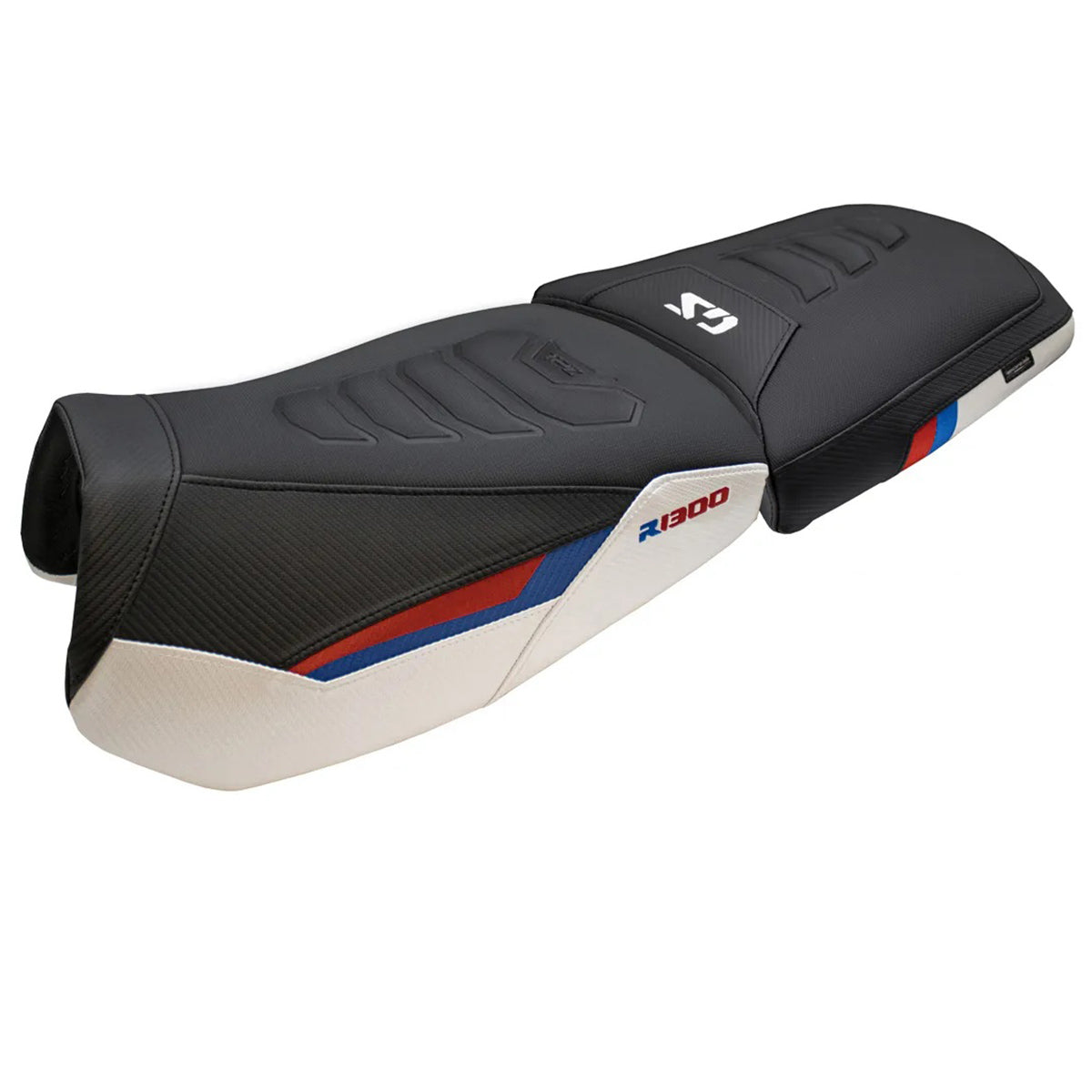 BMW R1300GS ADV Trophy 2024-2026 Seat Cover TPZ Italia Comfort Plus White Red Blue