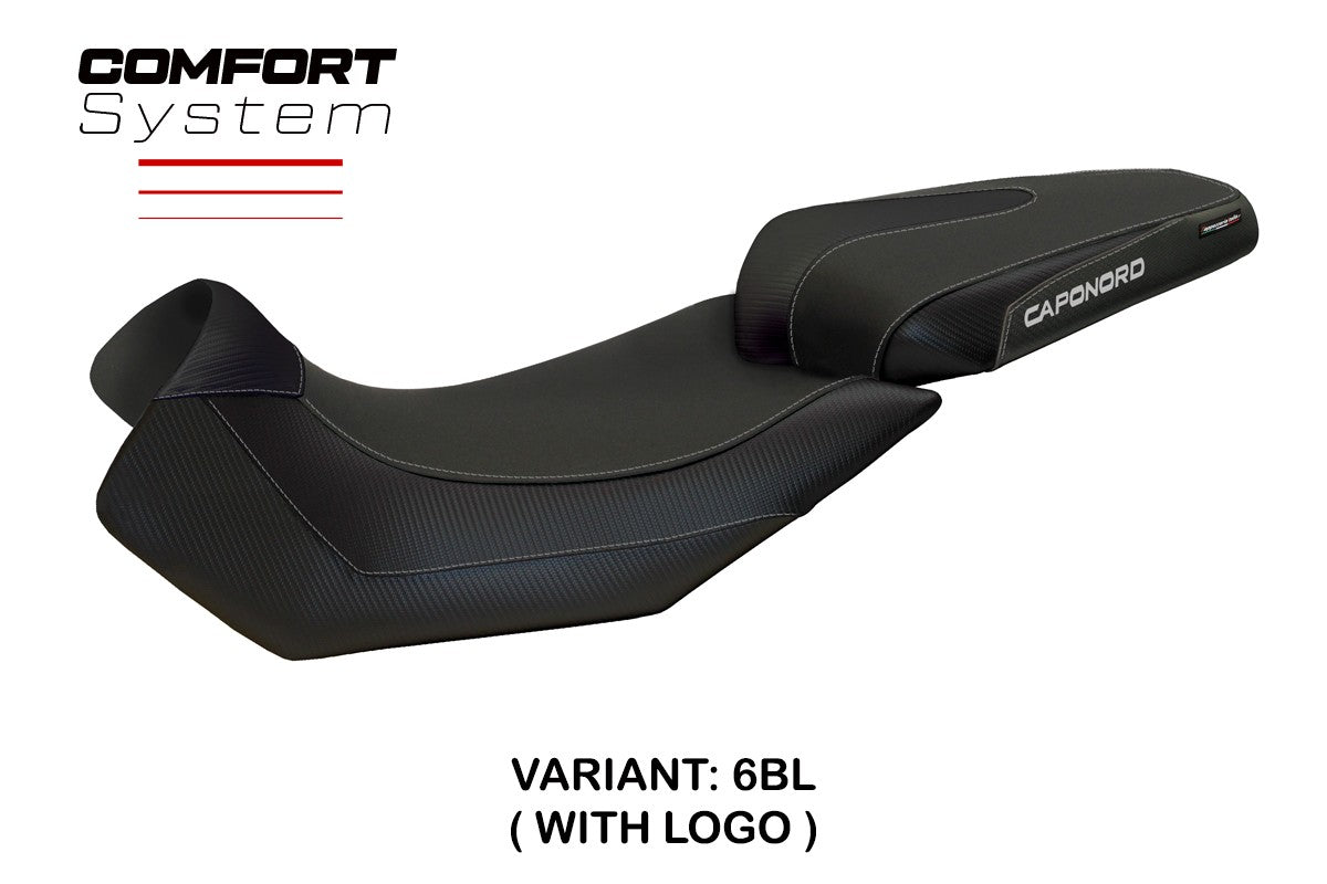 Aprilia Caponord 1200 2013-2015 2016 2017 Funda Asiento Tappezzeria Italia TPZ Comfort Negro