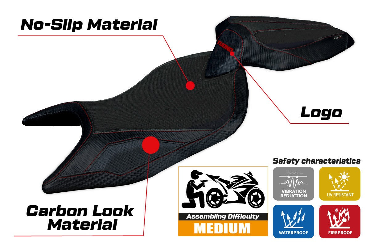 Aprilia Tuono 660 2021-2026 Seat Cover TPZ Italia Comfort Black