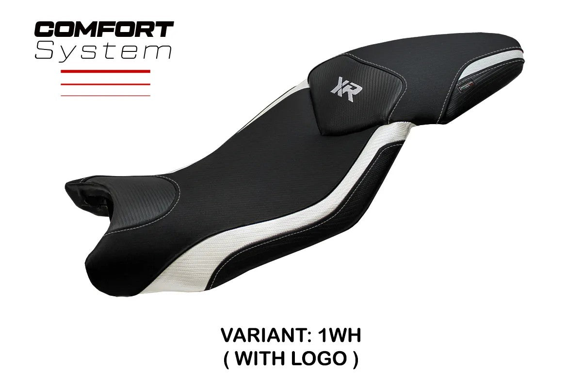 BMW S1000XR 2015-2019 Seat Cover TPZ Italia Comfort White Black
