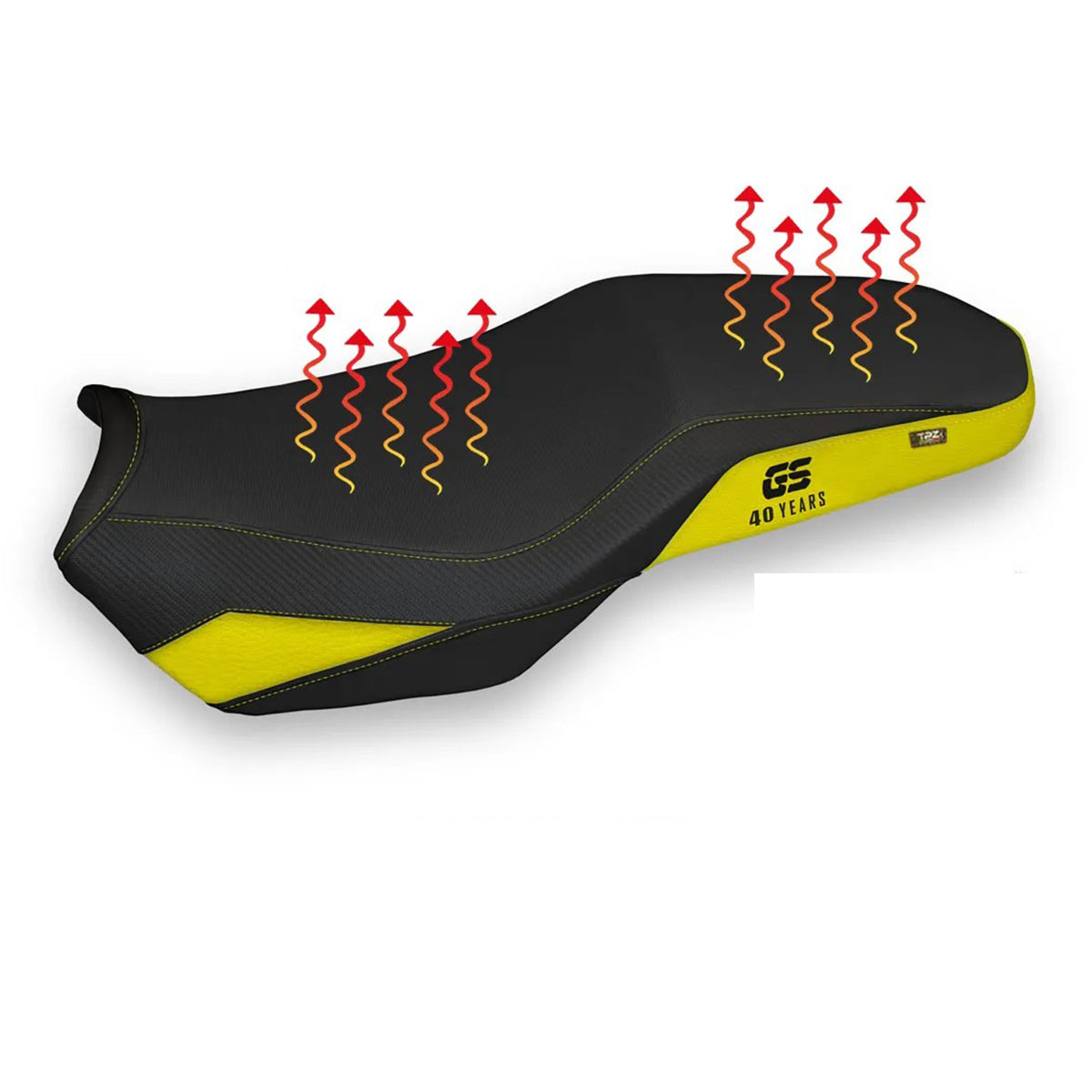 BMW F850GS Adv 2019-2024 Seat Cover TPZ Italia Heated Comfort Yellow