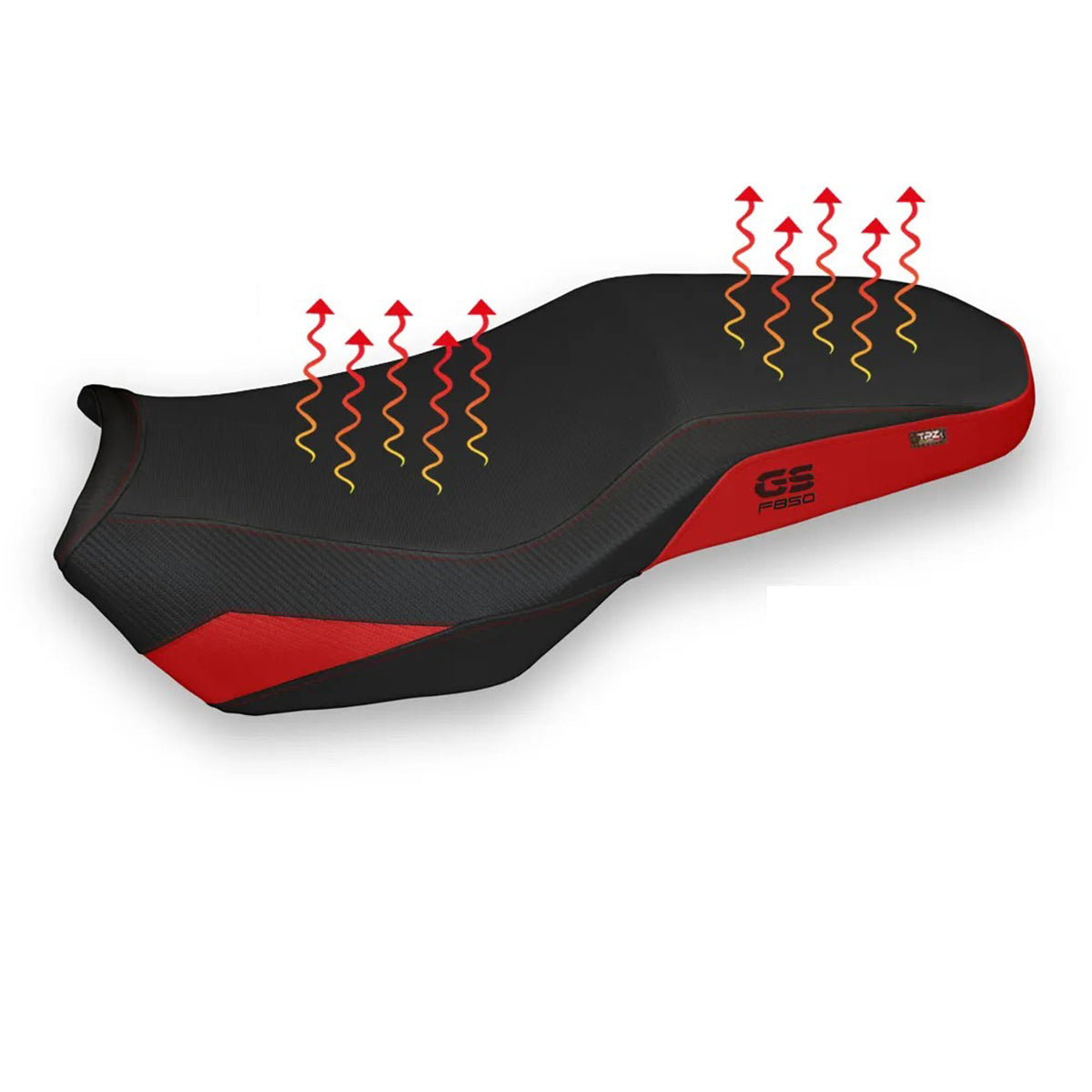 BMW F850GS Adv 2019-2024 Seat Cover TPZ Italia Heated Comfort Red