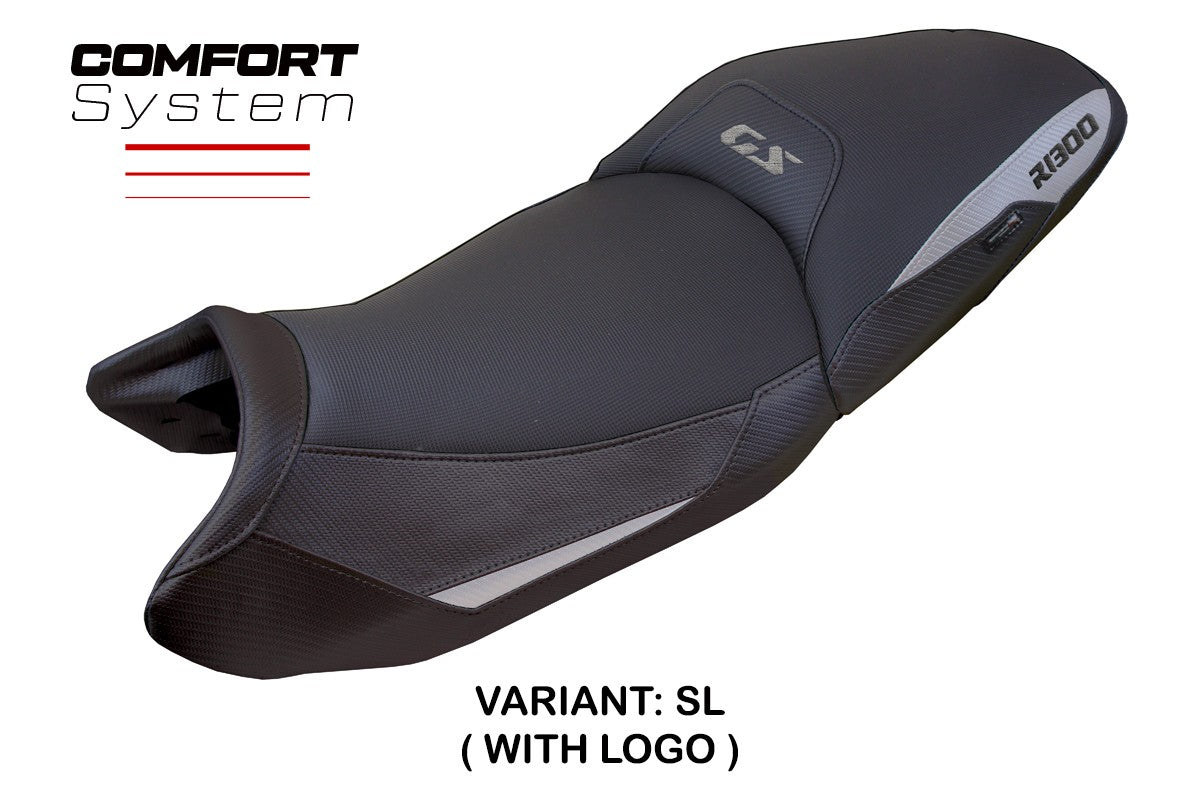 BMW R1300GS Touring 2023-2026 Seat Cover TPZ Italia Comfort Silver Black