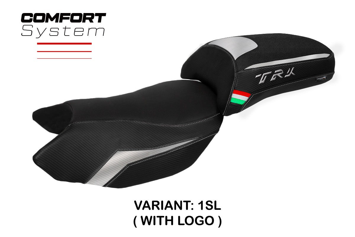 Benelli TRK 502 2017-2026 Seat Cover TPZ Italia Comfort Silver