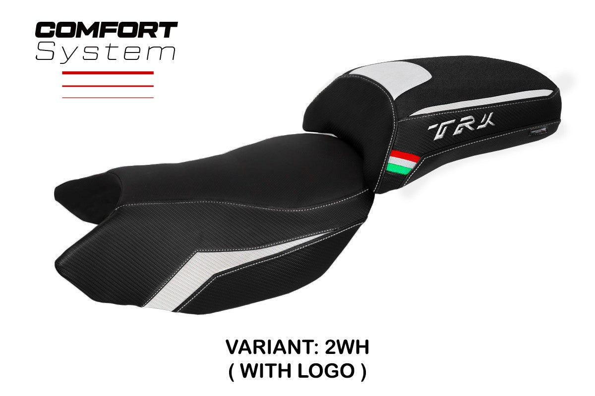 Benelli TRK 502 2017-2026 Seat Cover TPZ Italia Comfort White