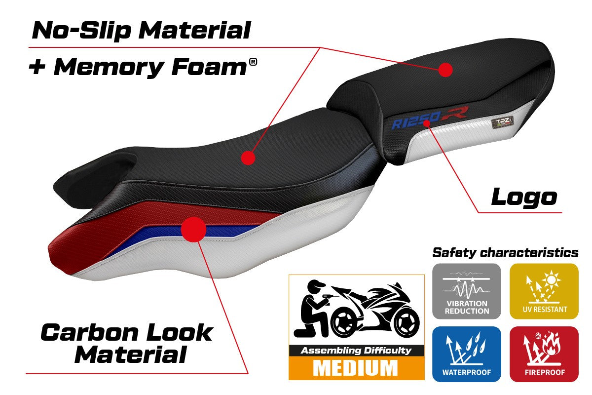 BMW R1250R 2019-2025 Seat Cover TPZ Italia Comfort HP