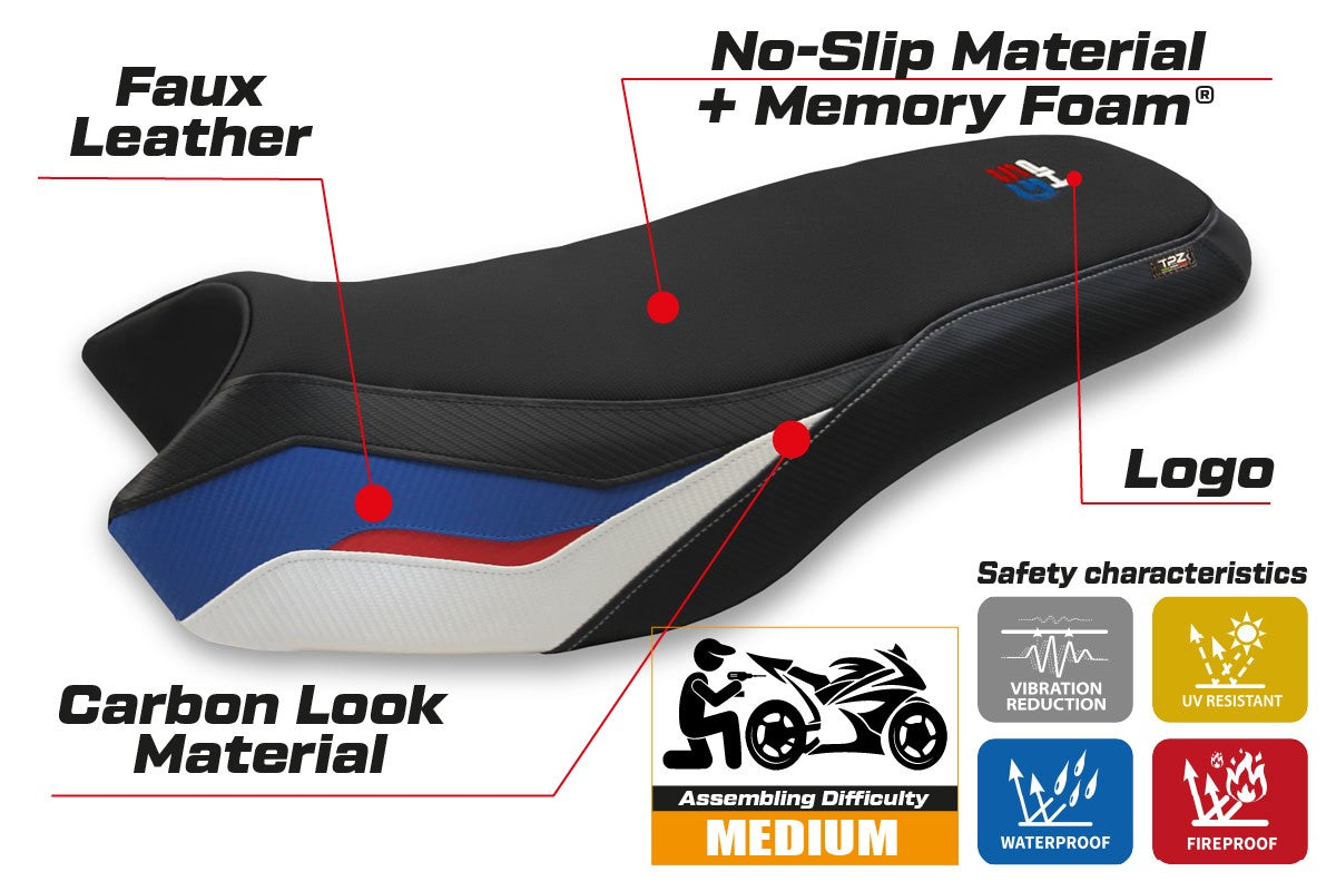 BMW R1200/1250 GS Rallye 2017-2024 Seat Cover TPZ Italia Comfort HP