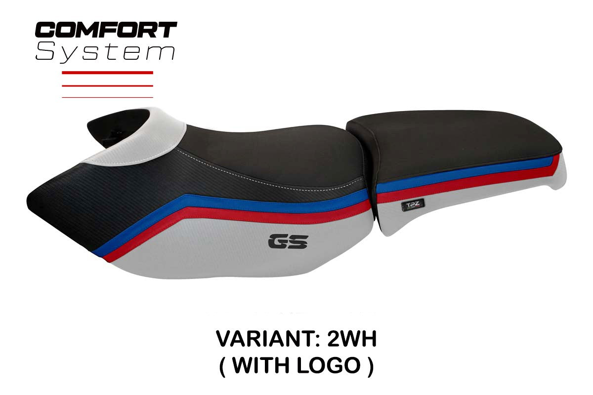 BMW R1200GS ADV 2006-2012 Seat Cover TPZ Italia Comfort White SE