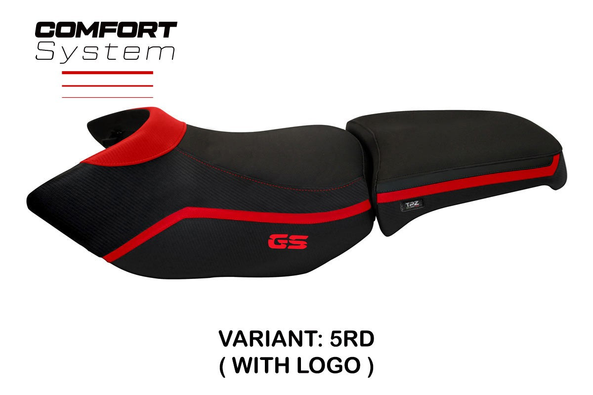 BMW R1200GS ADV 2006-2012 Seat Cover TPZ Italia Comfort Red Black