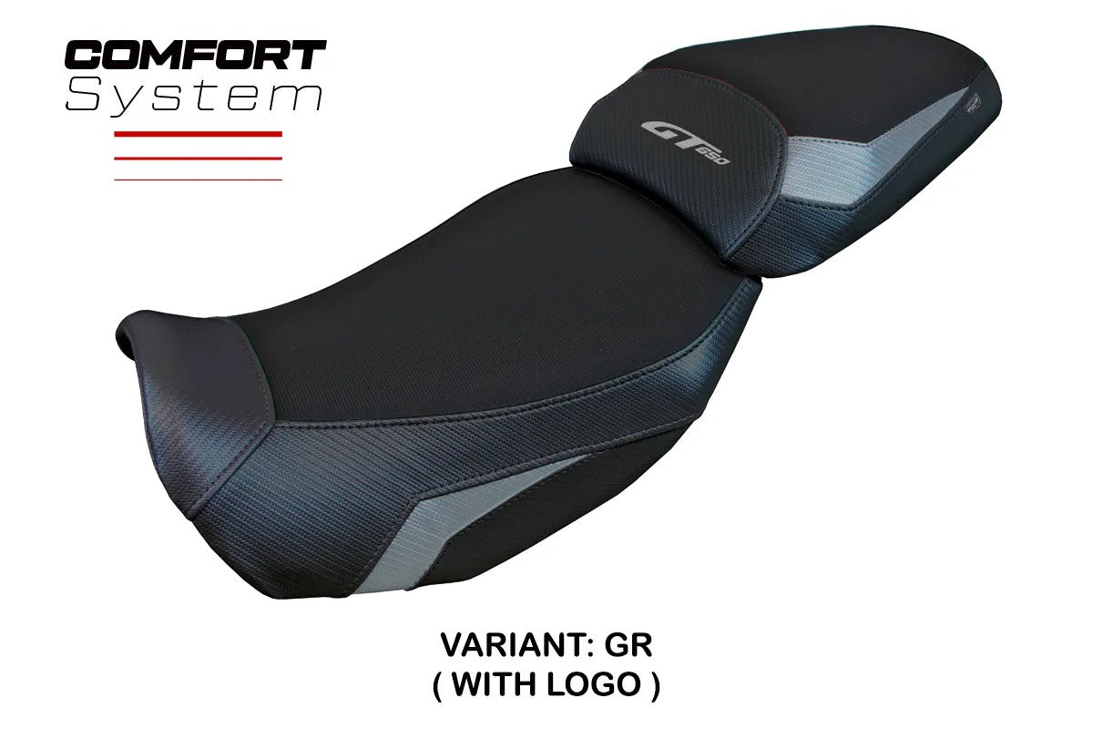 CF MOTO 650 GT 2021-2026 Seat Cover TPZ Italia Comfort Grey