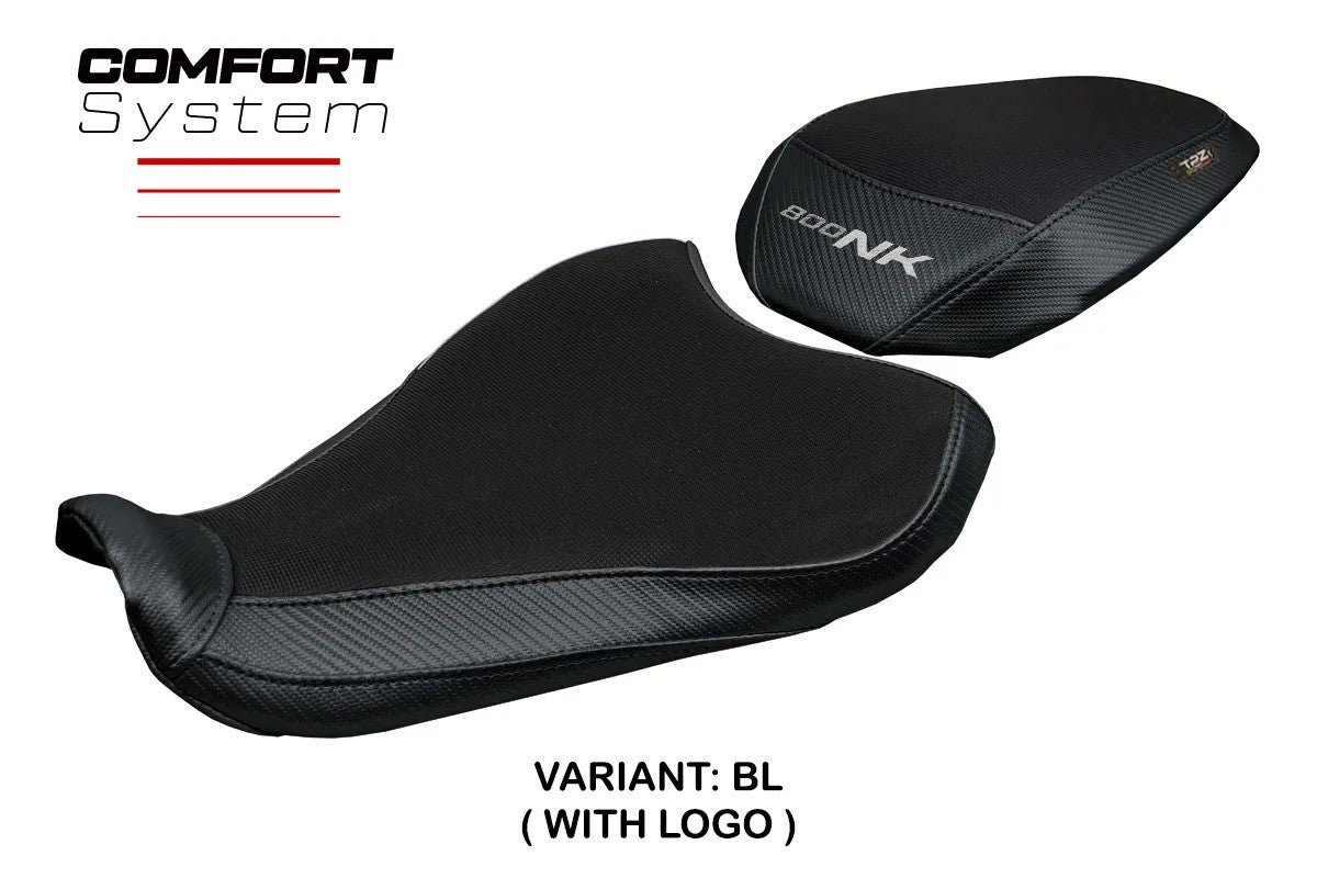 CF MOTO 800 NK 2023-2026 Seat Cover TPZ Italia Comfort Black