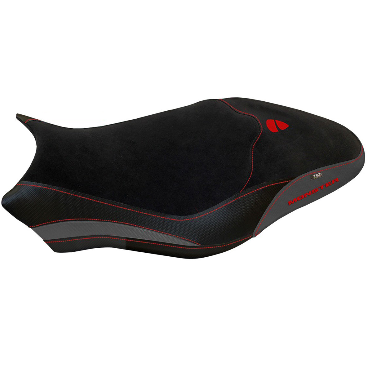 Ducati Monster 821 1200 2017-2020 Seat Cover TPZ Italia Velvet Comfort Grey