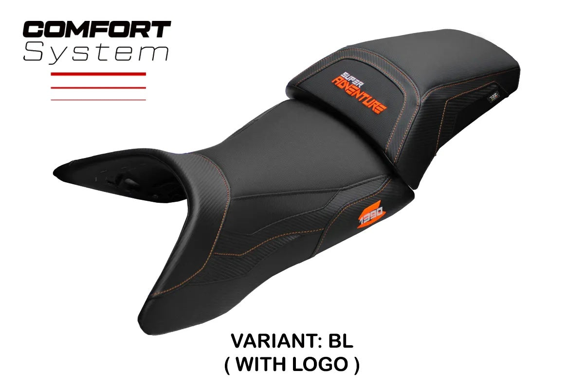 KTM 1390 Super Adventure S 2025-2026 Seat Cover TPZ Italia Comfort Black