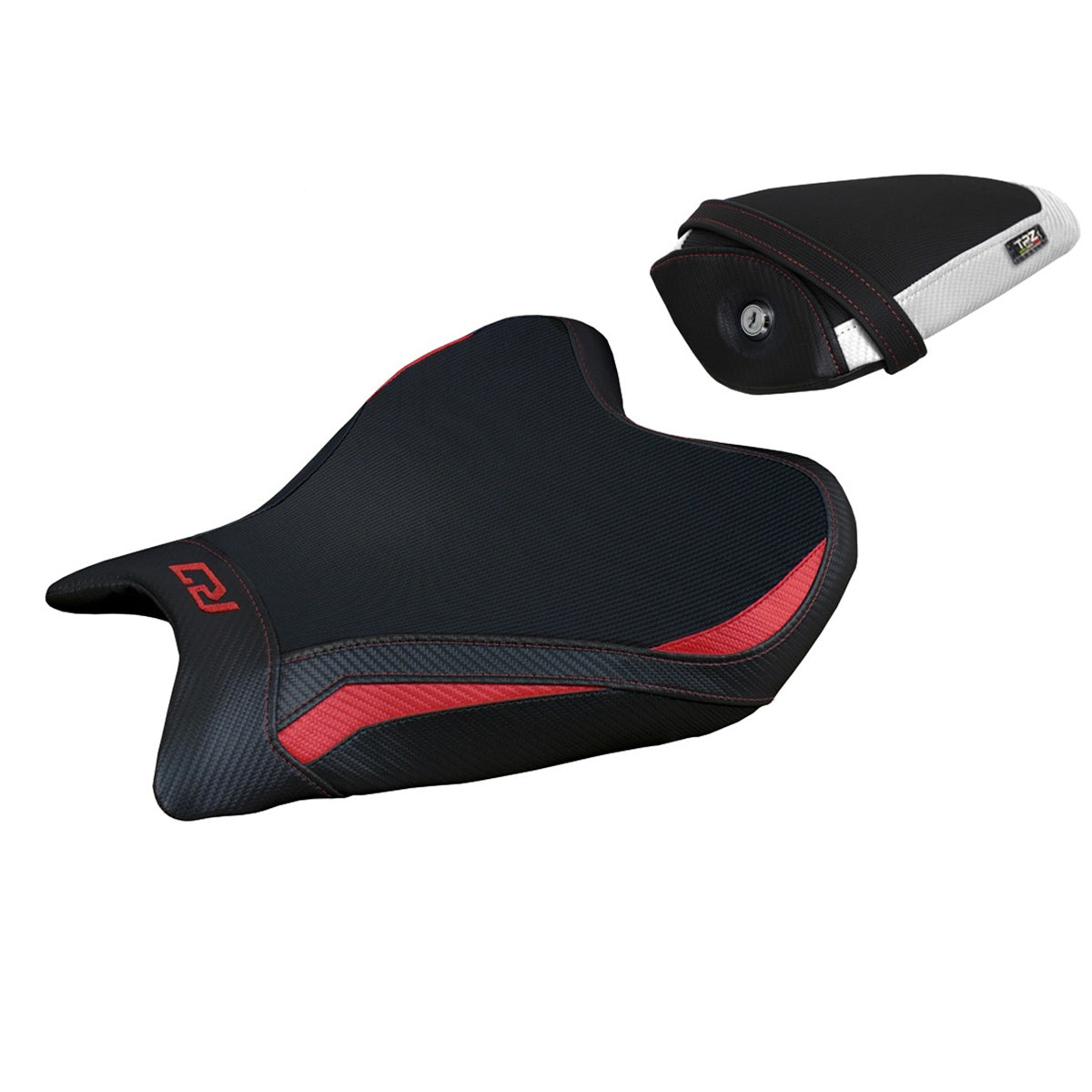 Yamaha R7 2021-2026 Seat Cover TPZ Italia Comfort Red White Black