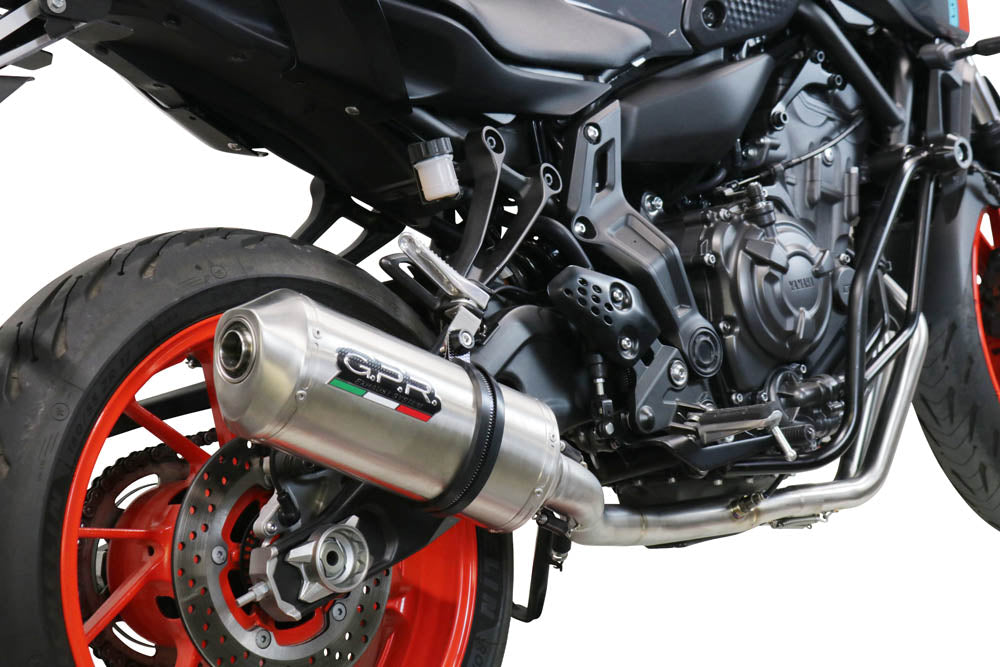 Yamaha Mt-07 2021-2024 Exhaust GPR Full System Satinox