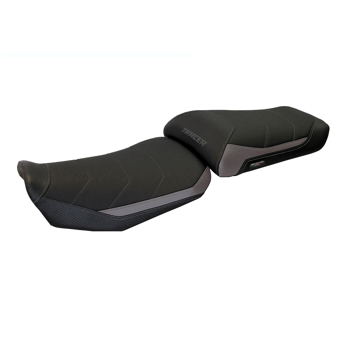 Funda de asiento Yamaha Tracer 900 2015-2017 Tappezzeria Italia TPZ Comfort en gris y negro